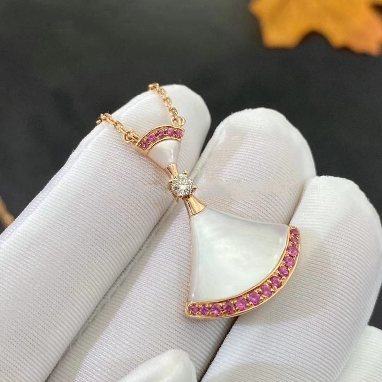 [Elitejewels]DREAM NECKLACE MOP PINK DIAMOND