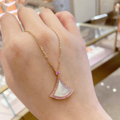 [Elitejewels]DREAM NECKLACE MOP DIAMOND PINK