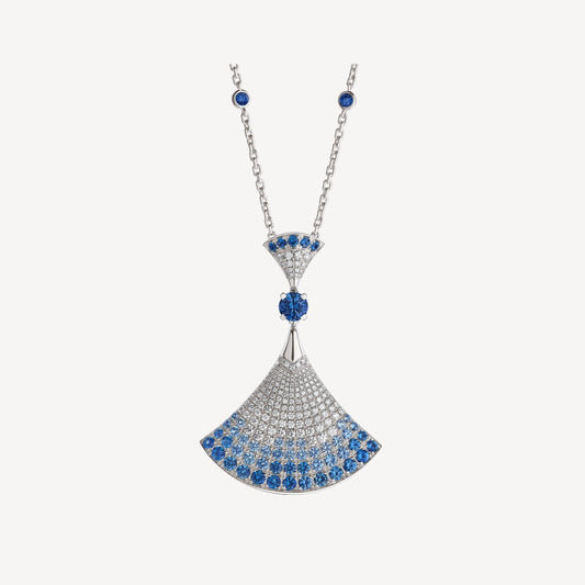 [Elitejewels]DREAM NECKLACE AGATE SILVER DIAMOND