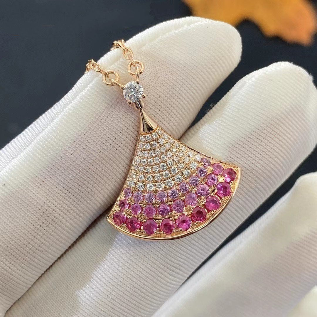 [Elitejewels] TRAUM HALSKETTE ROSA GOLD ROSA DIAMANT