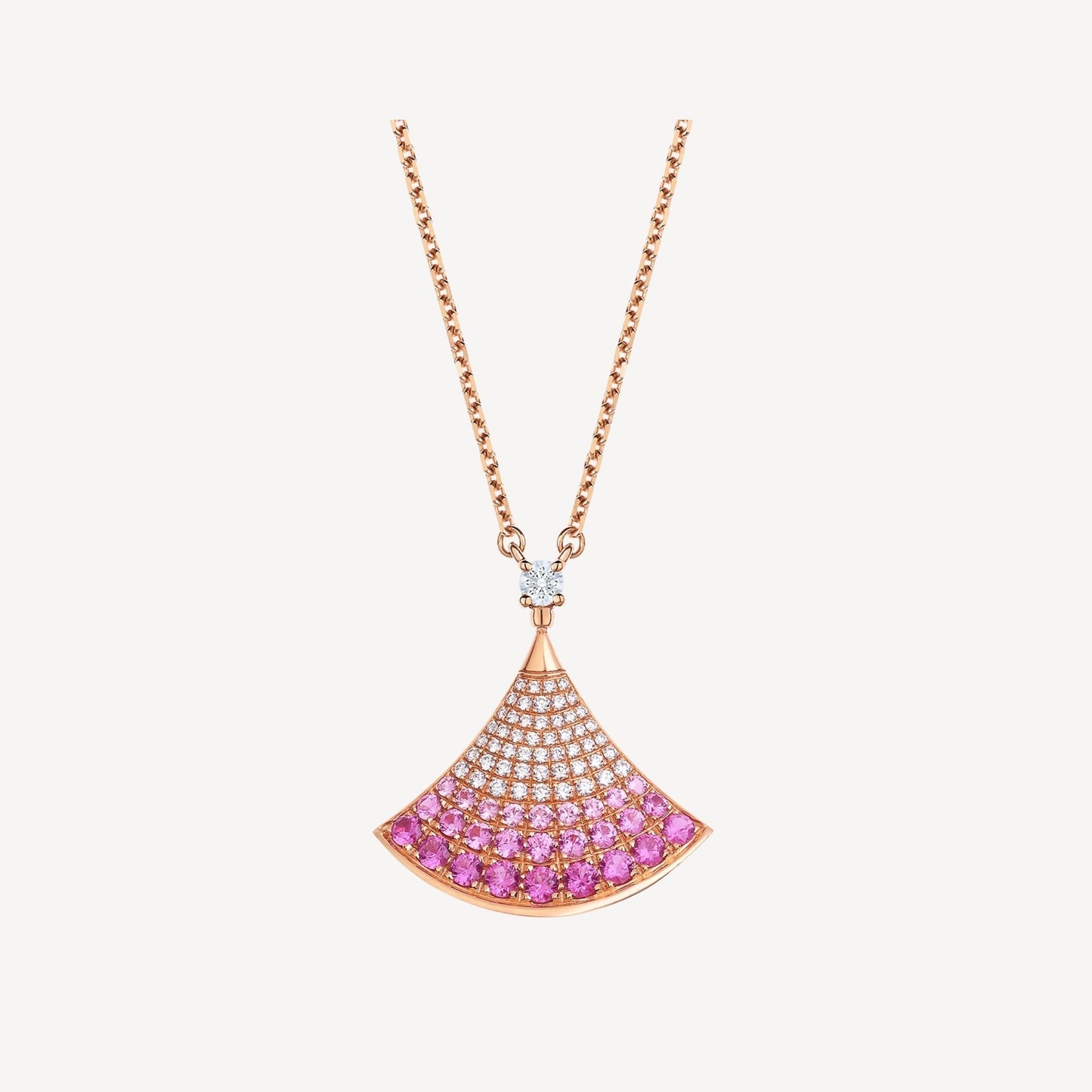 [Elitejewels] TRAUM HALSKETTE ROSA GOLD ROSA DIAMANT