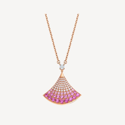 [Elitejewels]DREAM NECKLACE PINK GOLD PINK DIAMOND