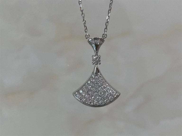 [Elitejewels]DREAM NECKLACE SILVER FULL DIAMOND