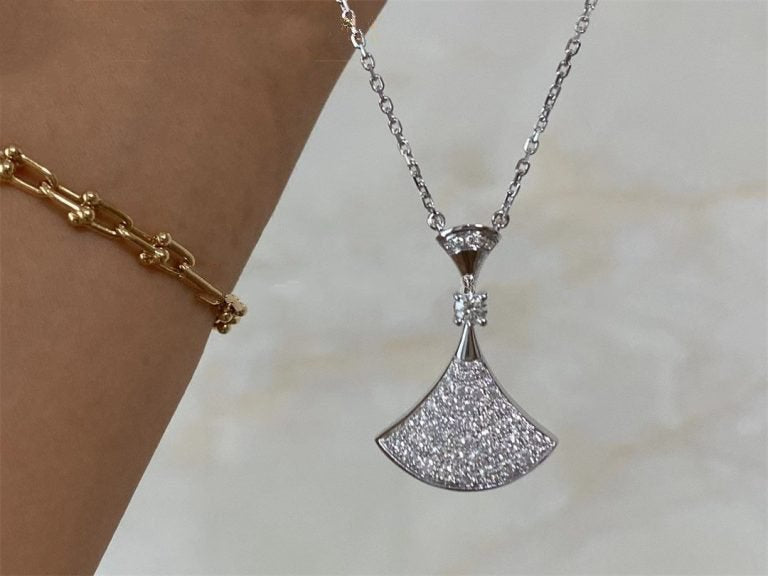 [Elitejewels]DREAM NECKLACE SILVER FULL DIAMOND