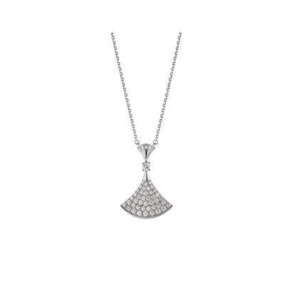 [Elitejewels]DREAM NECKLACE SILVER FULL DIAMOND