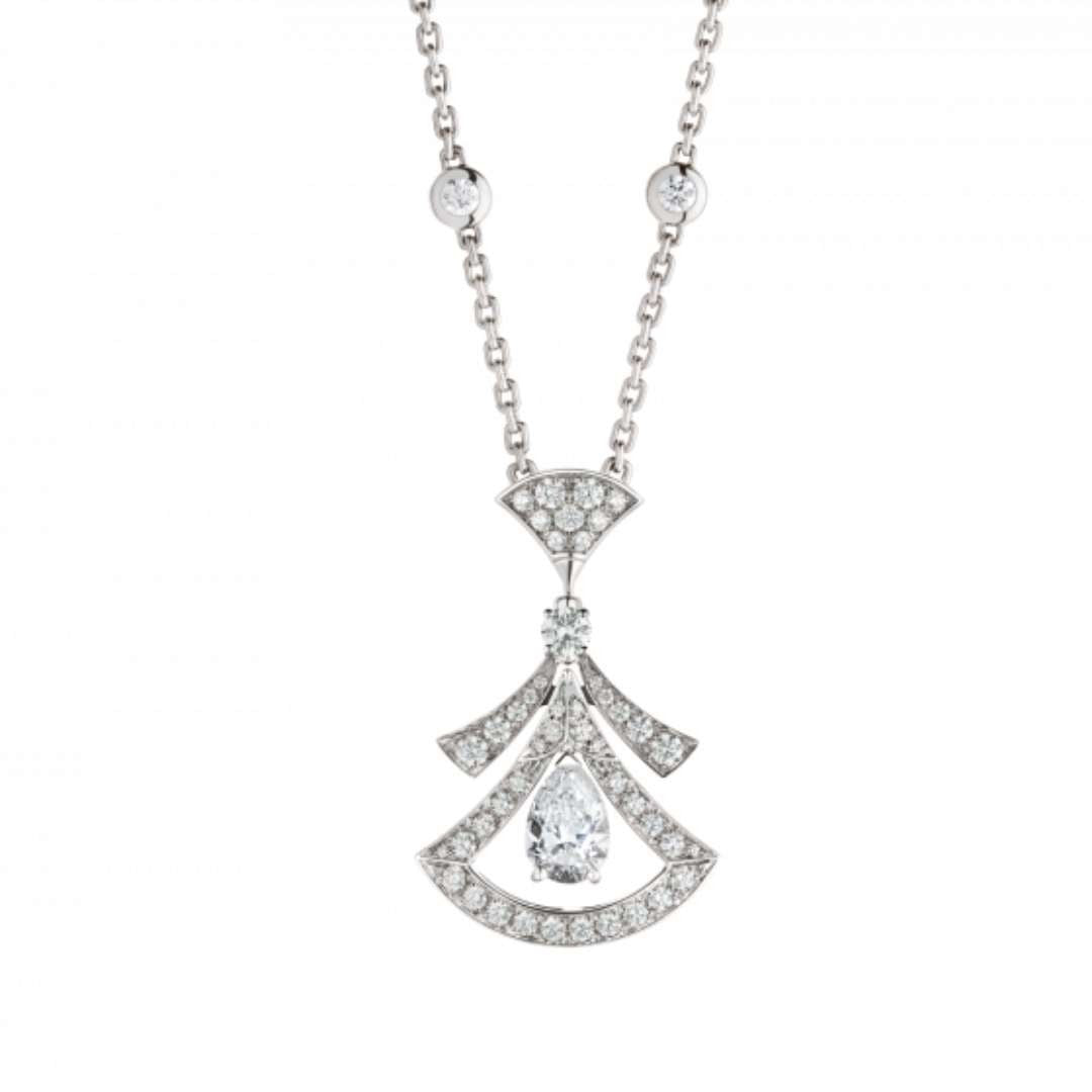 [Elitejewels] TRAUM HALSKETTE WEISSER DIAMANT SILBER