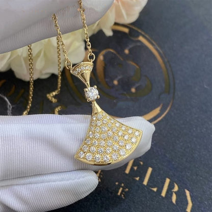 [Elitejewels]DREAM NECKLACE GOLD FULL DIAMOND