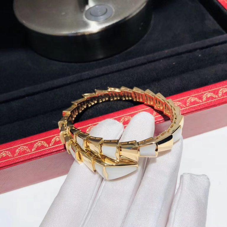 [Elitejewels]SERPENTI BRACELET MOP GOLD