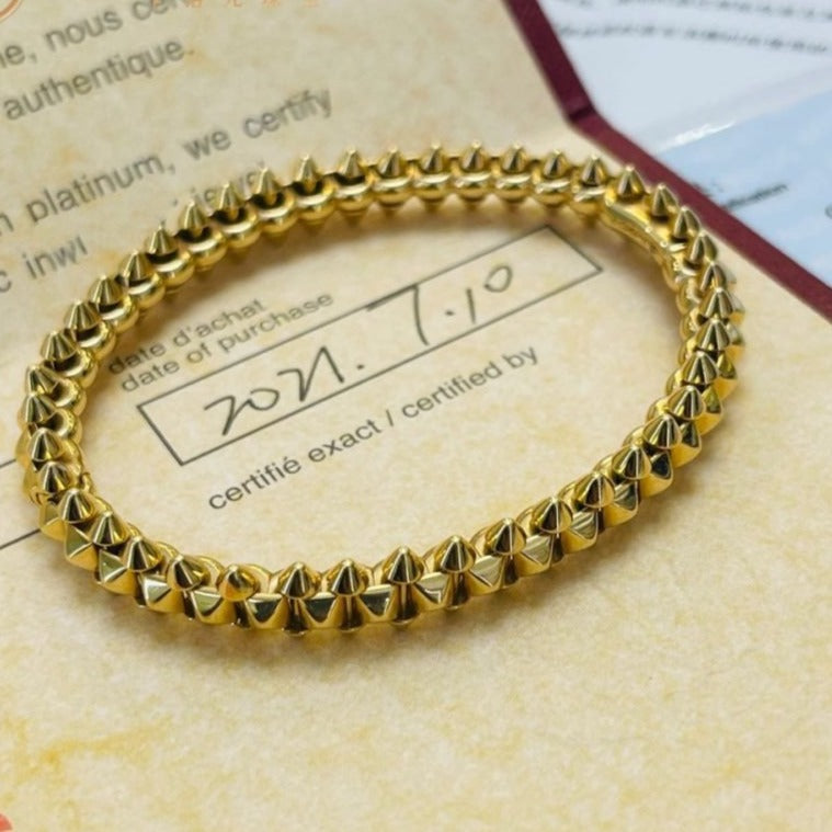 [Elitejewels]CLASH GOLD BRACELET