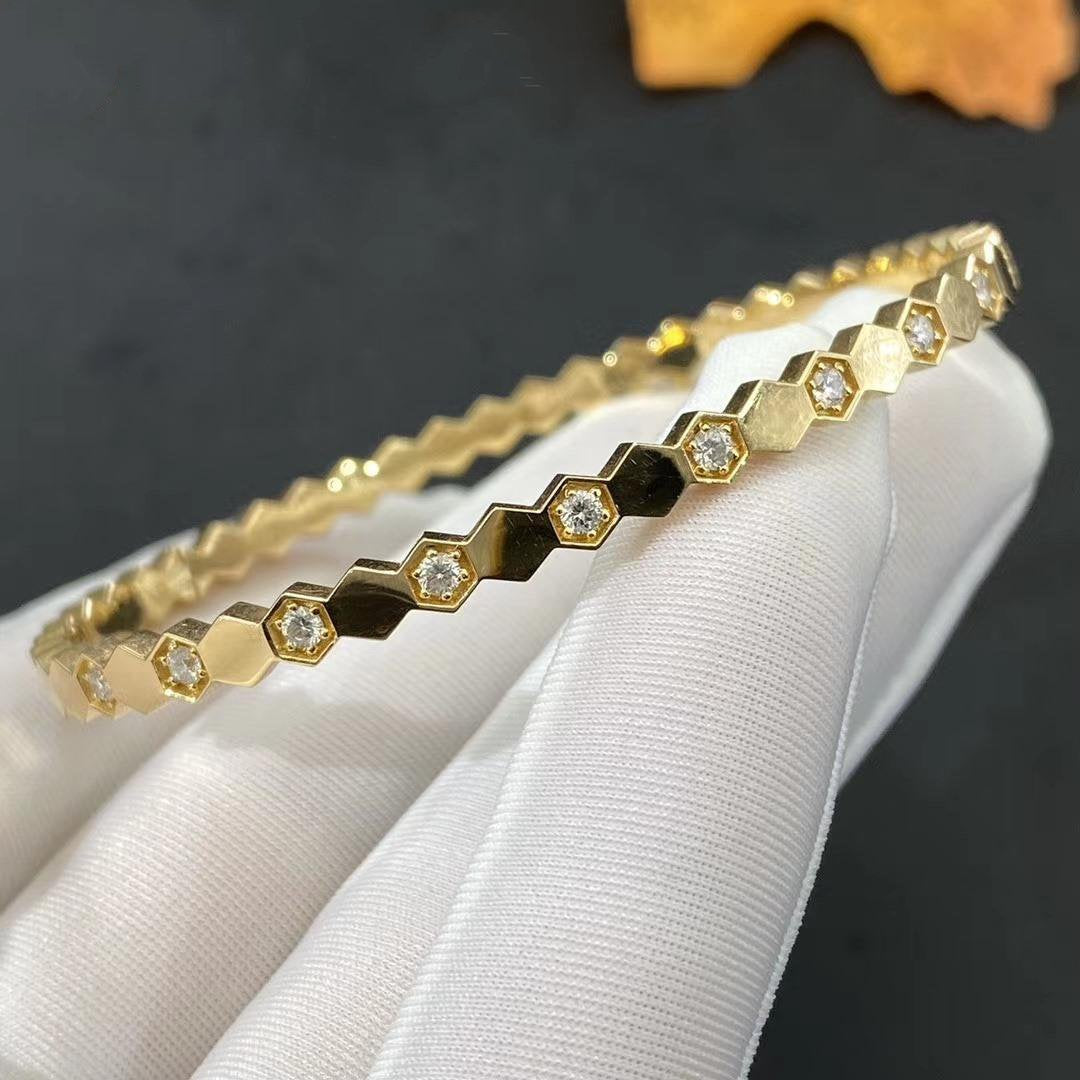 [Elitejewels]BEE LOVE GOLD DIAMOND BRACELET