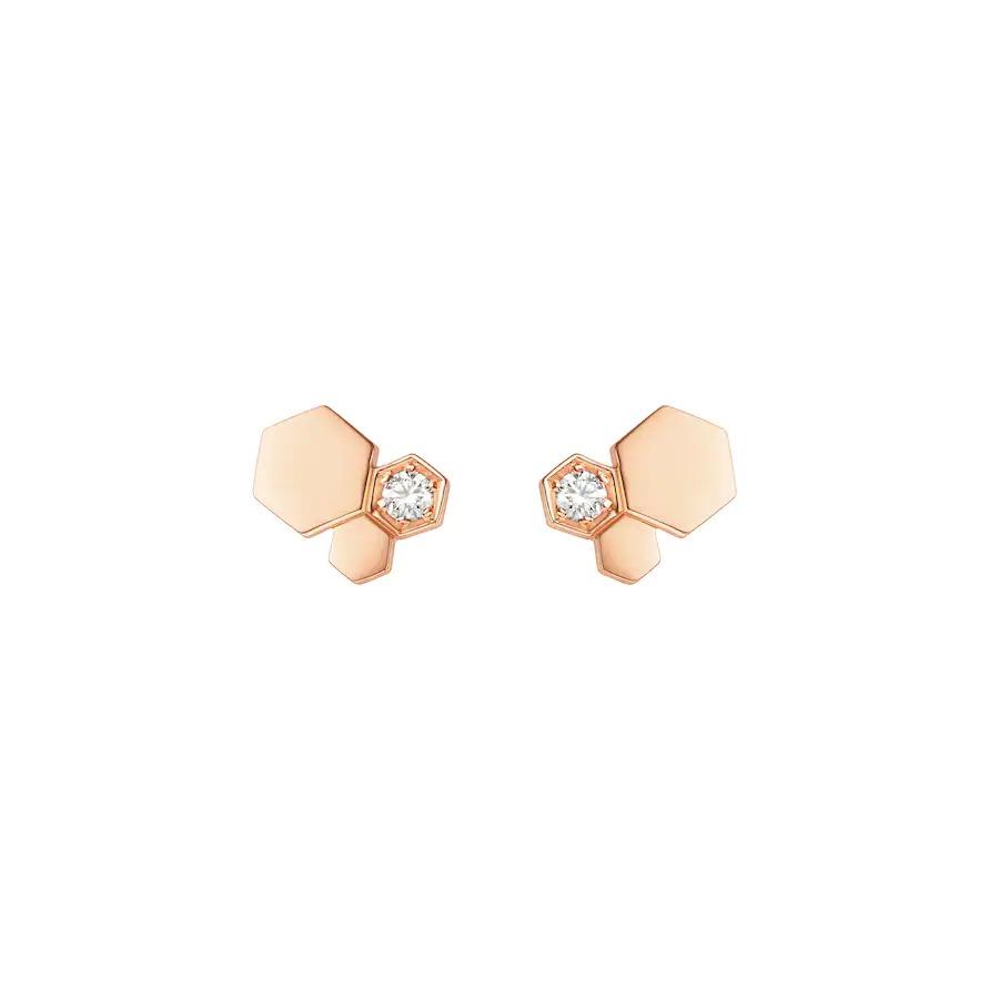 [Elitejewels] BEE LOVE ROSÉGOLD DIAMANT OHRRINGE