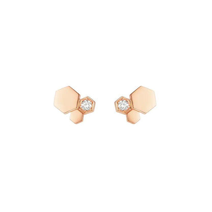 [Elitejewels] BEE LOVE ROSÉGOLD DIAMANT OHRRINGE