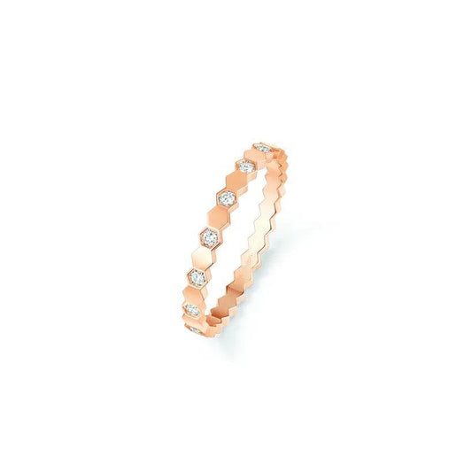 [Elitejewels] BIENENLIEBE RING ROSA GOLD DIAMANT