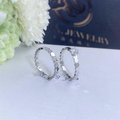 [Elitejewels] BIENENLIEBESRING SILBER 1 DIAMANT