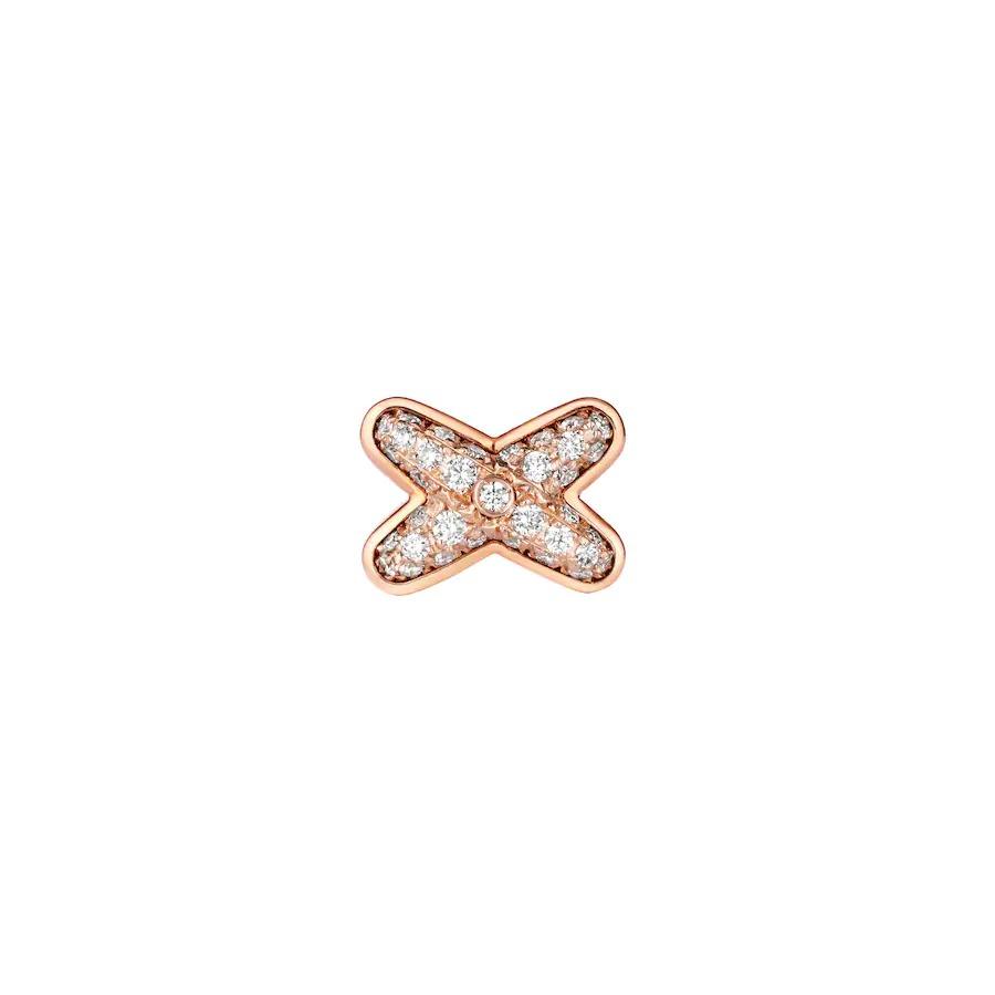 [Elitejewels]JEUX DE ROSÉGOLD DIAMANT OHRRINGE