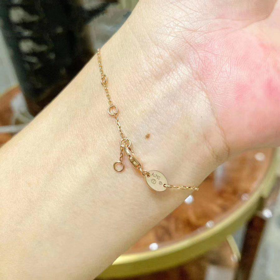 [Elitejewels]JEUX DE BRACELET MOP ピンクゴールド ダイヤモンド