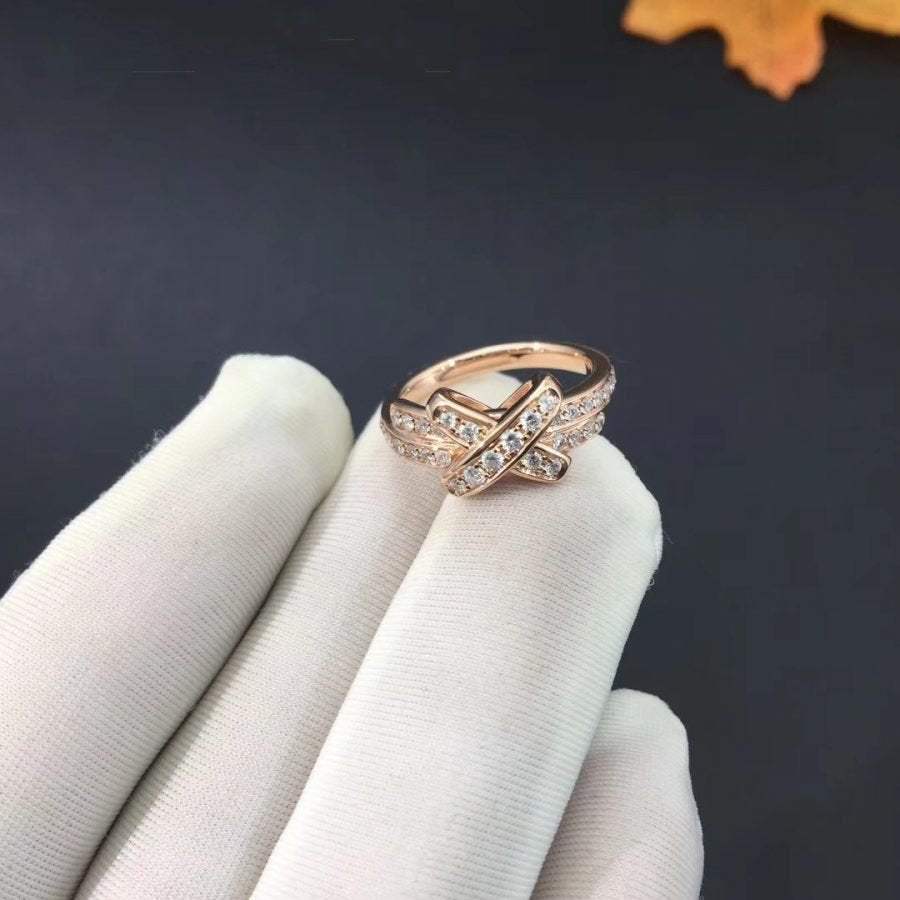 [Elitejewels] RINGE AUS ROTGOLD MIT DIAMANT