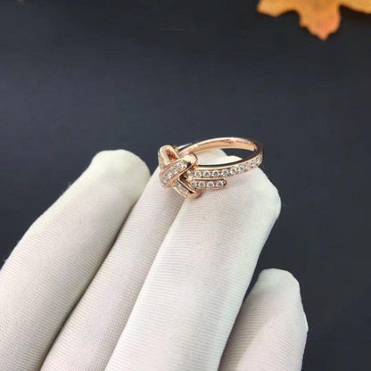 [Elitejewels] RINGE AUS ROTGOLD MIT DIAMANT