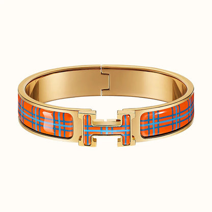 [Elitejewels]H TARTAN BRACELET 12MM