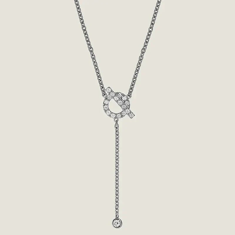 [Elitejewels]FINESSE SILVER DIAMOND NECKLACE