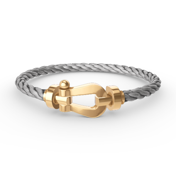 [Elitejewels]FORCE LARGE HORSESHOE NO DIAMOND BRACELET GOLD