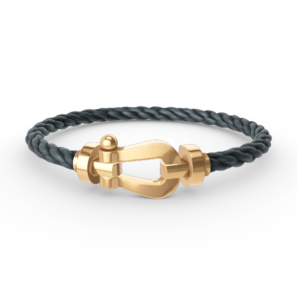 [Elitejewels]FORCE LARGE HORSESHOE NO DIAMOND BRACELET GOLD