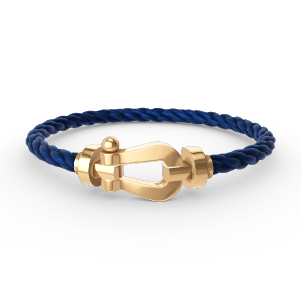 [Elitejewels]FORCE LARGE HORSESHOE NO DIAMOND BRACELET GOLD