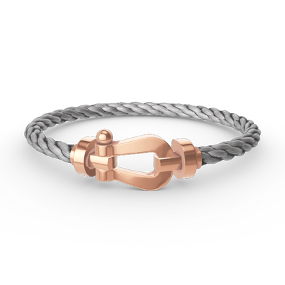 [Elitejewels]FORCE LARGE HORSESHOE NO DIAMOND BRACELET ROSE GOLD