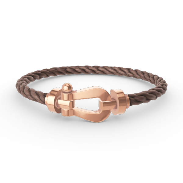 [Elitejewels]FORCE LARGE HORSESHOE NO DIAMOND BRACELET ROSE GOLD