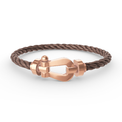 [Elitejewels]FORCE LARGE HORSESHOE NO DIAMOND BRACELET ROSE GOLD