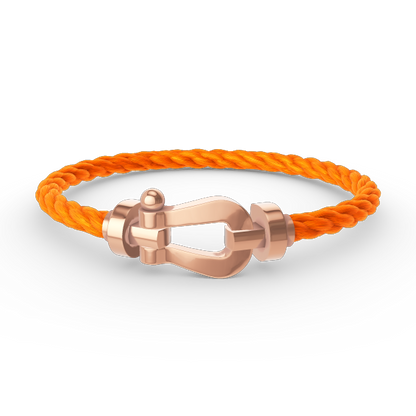 [Elitejewels]FORCE LARGE HORSESHOE NO DIAMOND BRACELET ROSE GOLD