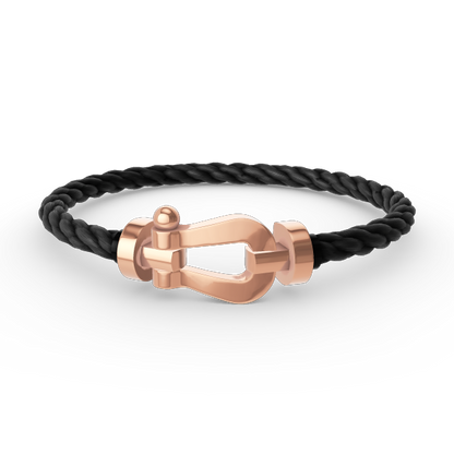 [Elitejewels]FORCE LARGE HORSESHOE NO DIAMOND BRACELET ROSE GOLD