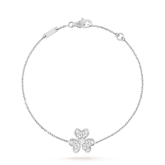 [Elitejewels]FRIVOLE SILBERNES BLUMEN-DIAMANTARMBAND 