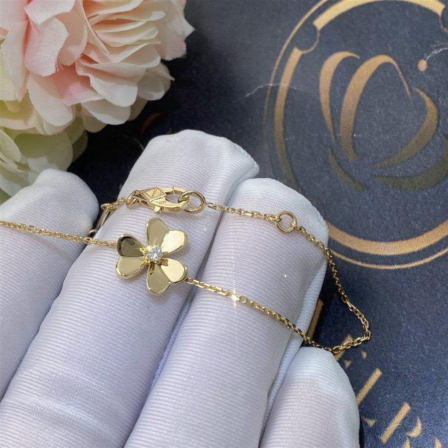 [Elitejewels]FRIVOLE GOLD FLOWER BRACELET