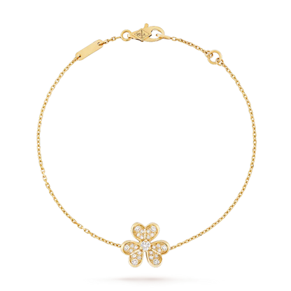 [Elitejewels]FRIVOLE GOLD BLUMEN DIAMANT ARMBAND