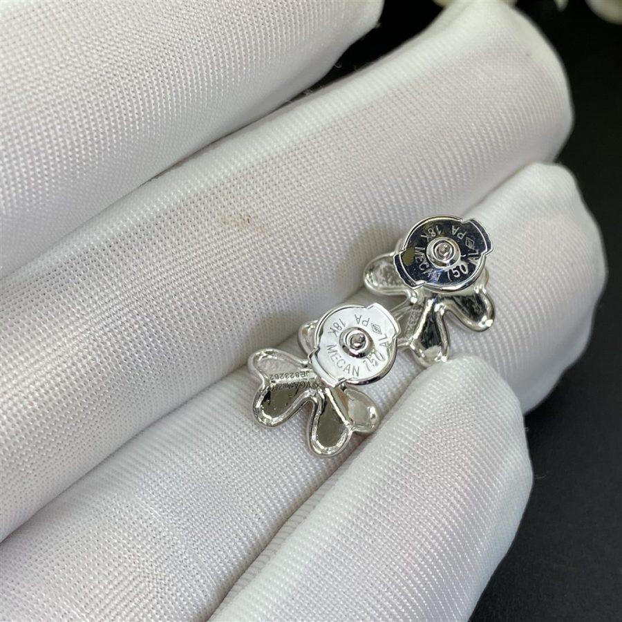 [Elitejewels]FRIVOLE MINI SILVER FLOWER EARRINGS