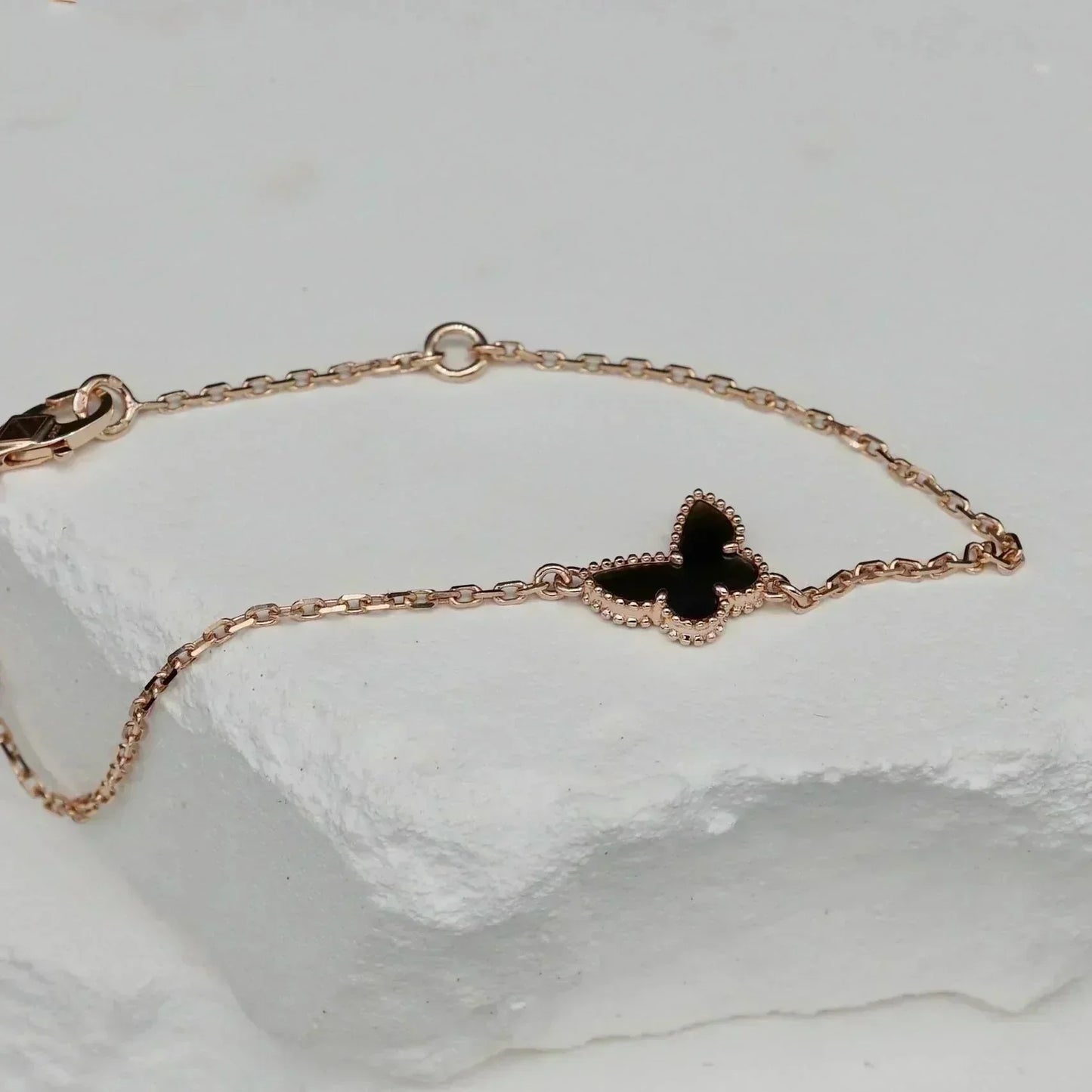 [Elitejewels]BUTTERFLY ONYX  BUTTERFLY BRACELET