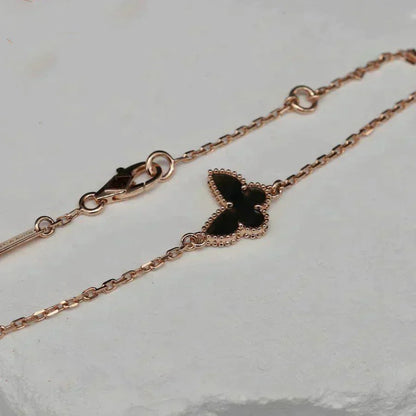 [Elitejewels]BUTTERFLY ONYX  BUTTERFLY BRACELET