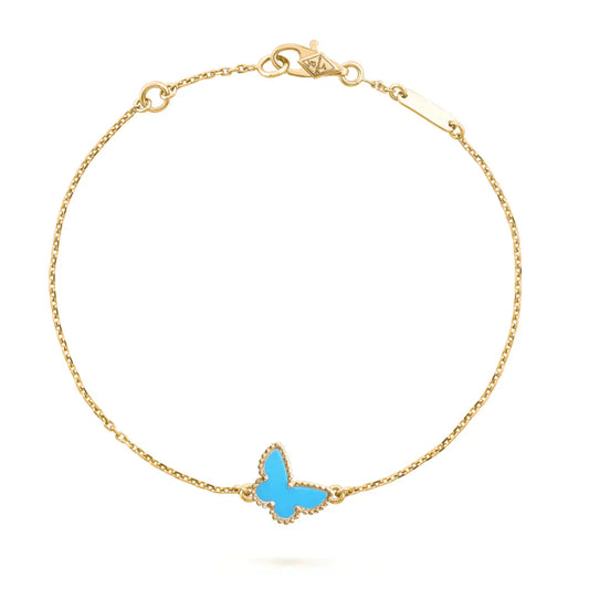 [Elitejewels]BUTTERFLY TURQUOISE BUTTERFLY BRACELET