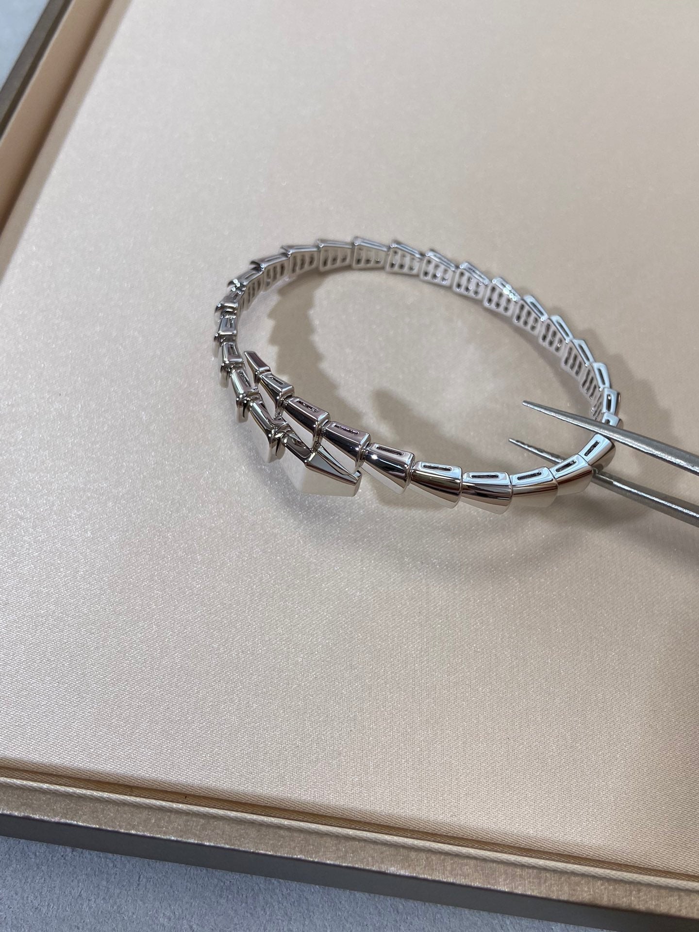 [Elitejewels]SERPENTI VIPER SILVER BRACELET