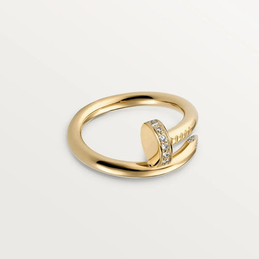 [Elitejewels]JUSTE RING 2.65MM GOLD DIAMOND