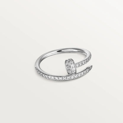 [Elitejewels]JUSTE RING 1.8MM SILVER DIAMONDS